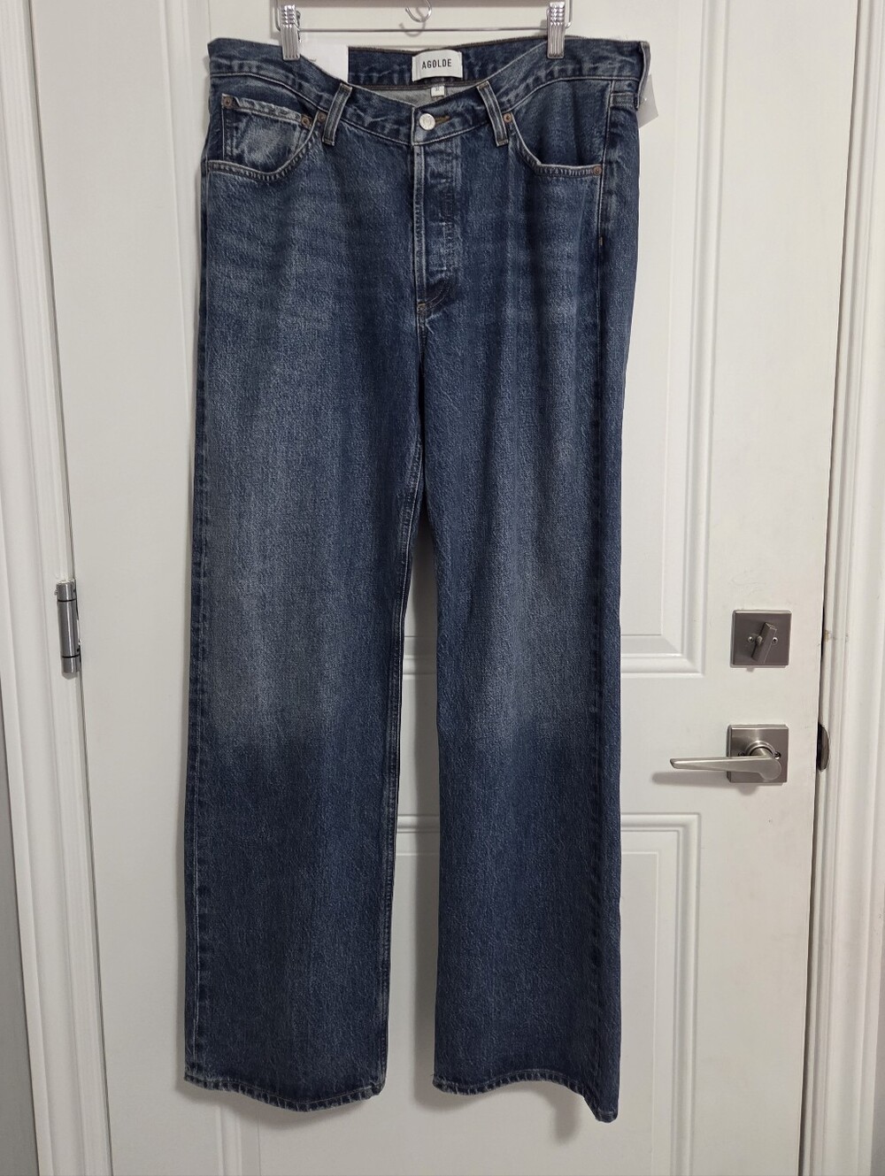 NWT - Agolde Women's Kelly Relaxed Straight Jeans - Size 32